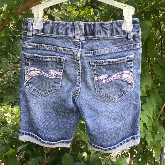 Route 66 Embroidered Jean Shorts Shopkins Tie Tee - Picture 7 of 16